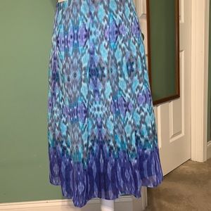 🏖️ Jones Wear Multicolored Skirt, Size 16